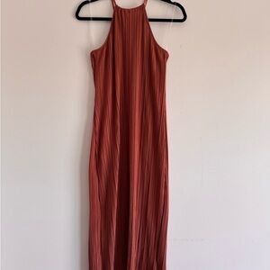 a new day Terracotta Backless Maxi Dress